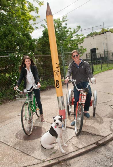 Marika Shioiri-Clark & Graham Veysey with Gracie